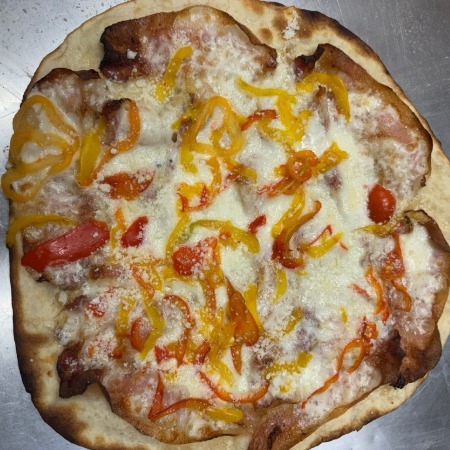 Guanciale, pecorino e peperoni