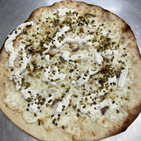 Stracciatella, Alici e Granella di pistacchio
